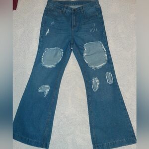 Women's High Waisted Flare Jeans